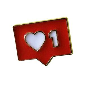 Love Like Social Media Reaction Pin